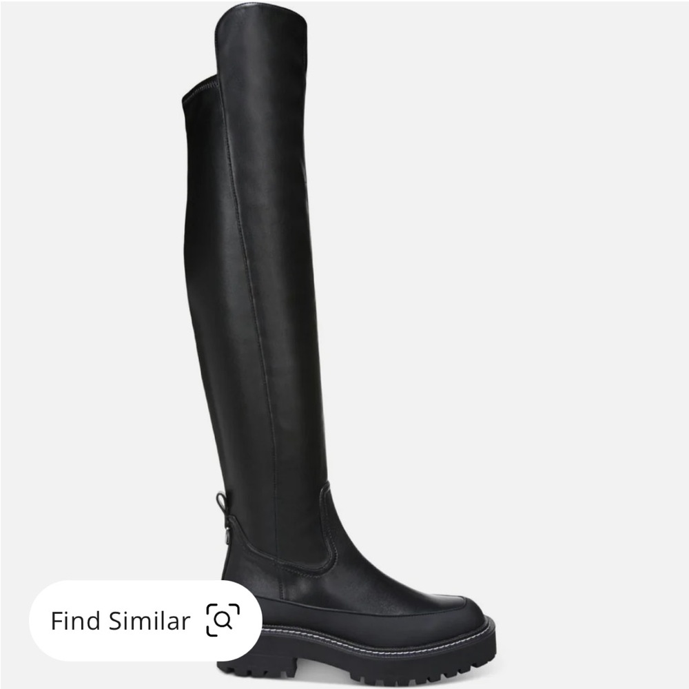 Sam Edelman Lerue Vegan Leather Over The Knee Boot Women’s 7.5 NWOT - Picture 2 of 16